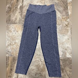 PINK high waist 7/8 leggings blue leggings